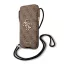 Guess 4G Metal Logo GUHCP12M4GPSBR 6,1" telefontartó táska, barna