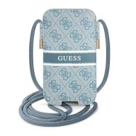   Guess 4G Stripe GUPHM4GDBL 6,1" telefontartó táska, kék