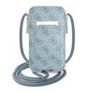 Guess 4G Stripe GUPHM4GDBL 6,1" telefontartó táska, kék