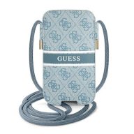   Guess 4G Stripe GUPHL4GDBL 6,7" telefontartó táska, kék