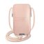 Guess Saffiano Strap GUPHMPSASBPI 6,1" telefontartó táska, rózsaszín