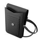 Guess Saffiano Triangle GUWBSATMBK kis táska, fekete