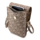 Guess GCube Stripe GUWBHGCFSEW kis táska, barna