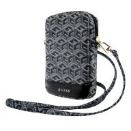   Guess Zip GCube Bottom Stripe GUWBZPGCSPGK kis táska, fekete