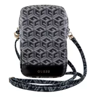   Guess Zip GCube Bottom Stripe GUWBZPGCSPGK kis táska, fekete