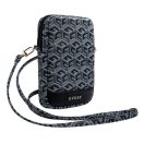 Guess Zip GCube Bottom Stripe GUWBZPGCSPGK kis táska, fekete