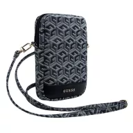   Guess Zip GCube Bottom Stripe GUWBZPGCSPGK kis táska, fekete