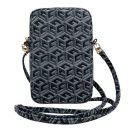 Guess Zip GCube Bottom Stripe GUWBZPGCSPGK kis táska, fekete