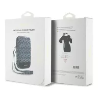   Guess Zip GCube Bottom Stripe GUWBZPGCSPGK kis táska, fekete