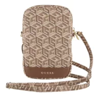Guess Zip GCube Bottom Stripe GUWBZPGCSPGW kis táska, barna