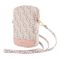 Guess Zip GCube Bottom Stripe GUWBZPGCSPGP kis táska, rózsaszín