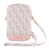   Guess Zip GCube Bottom Stripe GUWBZPGCSPGP kis táska, rózsaszín