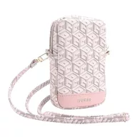   Guess Zip GCube Bottom Stripe GUWBZPGCSPGP kis táska, rózsaszín