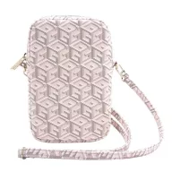   Guess Zip GCube Bottom Stripe GUWBZPGCSPGP kis táska, rózsaszín