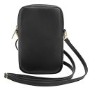 Guess Zip Triangle 4G GUWBZPGSTEGK kis táska, fekete