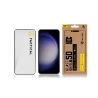   Tactical Glass Shield 5D Samsung Galaxy S23 kijelzővédő üvegfólia, fekete