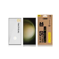   Tactical Glass Shield 5D Samsung Galaxy S23 Ultra kijelzővédő üvegfólia, fekete