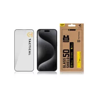   Tactical Glass Shield 5D Apple iPhone 15 Pro Max kijelzővédő üvegfólia, fekete