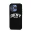 DKNY Liquid Silicone Arch Logo Apple iPhone 15 Pro Magsafe tok, fekete