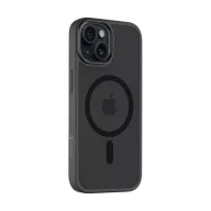   Tactical MagForce Hyperstealth Apple iPhone 15 Magsafe hátlap tok, áttetsző/sötétszürke