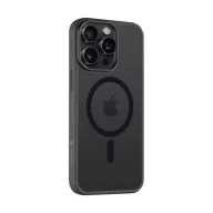   Tactical MagForce Hyperstealth Apple iPhone 15 Pro Max Magsafe hátlap tok, áttetsző/sötétszürke