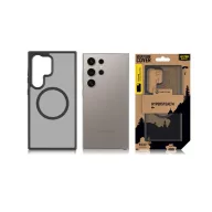   Tactical MagForce Hyperstealth Samsung Galaxy S24 Ultra hátlap tok, áttetsző/sötétszürke