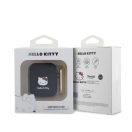 Hello Kitty Liquid Silicone 3D Kitty Head Logo AirPods 1/2 tok, fekete