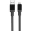 Tactical Fat Man USB / Lightning töltő- és adatkábel, 1m, szürke