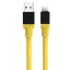Tactical Fat Man USB / Lightning töltő- és adatkábel, 1m, sárga