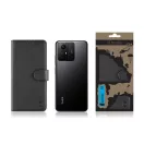 Tactical Field Notes Xiaomi Redmi Note 12S flip/oldalra nyíló tok, fekete