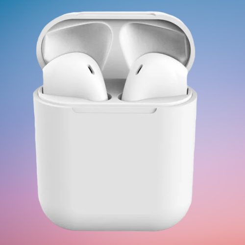 Bluetooth sztereó fülhallgató, v5.0, TWS, töltőtok, iNPods 12, matt, fehér