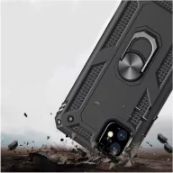   Xiaomi Redmi 9A / 9AT / 9i, Műanyag hátlap védőtok, közepesen ütésálló, szilikon belső, telefontartó gyűrű, Defender, arany