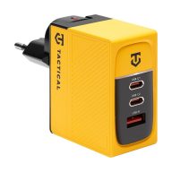   Tactical Nett Warrior gyorstöltő adapter USB-A+ 2 USB-C, 100W, sárga