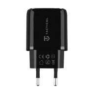   Tactical Base Plug Dual gyorstöltő adapter USB-A+ USB-C, 20W, fekete