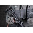 Tactical Base Plug Dual gyorstöltő adapter USB-A+ USB-C, 20W, fekete