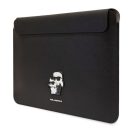 Karl Lagerfeld Sleeve Saffiano Karl&Choupette KLCS16SAKCPMK 16" laptop tok, fekete