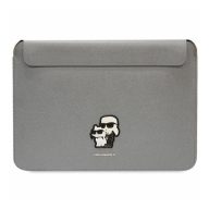   Karl Lagerfeld Sleeve Saffiano Karl&Choupette KLCS14SAKCPMG 14" laptop tok, ezüst