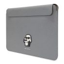 Karl Lagerfeld Sleeve Saffiano Karl&Choupette KLCS14SAKCPMG 14" laptop tok, ezüst
