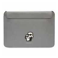   Karl Lagerfeld Sleeve Saffiano Karl&Choupette KLCS16SAKCPMG 16" laptop tok, ezüst