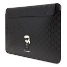 Karl Lagerfeld Sleeve Saffiano Monogram Ikonik KLCS14SAKHPKK 14" laptop tok, fekete