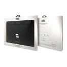 Karl Lagerfeld Sleeve Saffiano Monogram Ikonik KLCS14SAKHPKK 14" laptop tok, fekete
