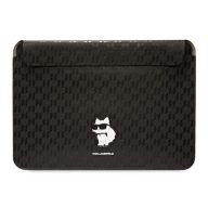   Karl Lagerfeld Sleeve Saffiano Monogram Choupette KLCS14SAKHPCK 14" laptop tok, fekete