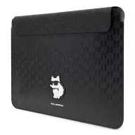   Karl Lagerfeld Sleeve Saffiano Monogram Choupette KLCS16SAKHPCK 16" laptop tok , fekete