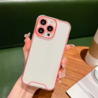  Apple iPhone 12 foszforeszkáló / sötétben világító szilikon tok, rózsaszín