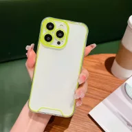  Apple iPhone 13 foszforeszkáló / sötétben világító szilikon tok, sárga