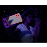   Apple iPhone 13 foszforeszkáló / sötétben világító szilikon tok, sárga