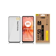   Tactical Glass Shield 5D Motorola G04 kijelzővédő üvegfólia, fekete