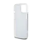 DKNY Liquid Glitter Arch Logo iPhone 15 hátlap tok, fekete