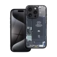Tech iPhone 15 Pro szilikon hátlap tok, szürke