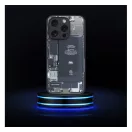 Tech iPhone 15 Pro Max szilikon hátlap tok, szürke